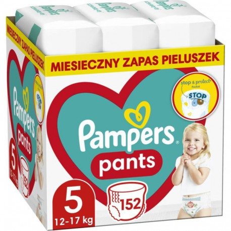 Pampers püksmähkmed 5, 12-17 kg, 152 tk.