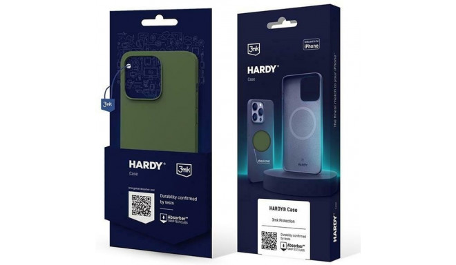 3MK Hardy Case iPhone 15 Plus / 14 Plus 6.7" alpine green MagSafe