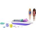 Mattel Movie set 2 dolls + boat HHG60