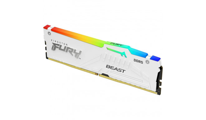 Kingston FURY 64 GB DDR5-5600 Kit, memory (white, KF556C36BWEAK2-64, Beast RGB, XMP, EXPO)