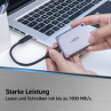 Crucial X9 Pro Portable SSD 1 TB, External SSD (aluminium, USB-C 3.2 (10 Gbit/s))