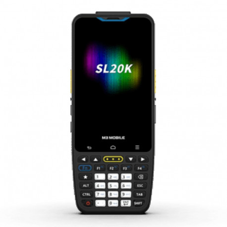 M3 Mobile SL20K with 4-inch display, 2D imager, Android, 4GB RAM, 64GB storage, 4G LTE, Wi-Fi, Bluet