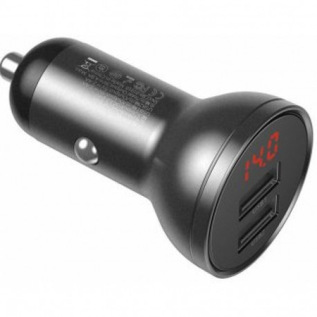 Baseus Digital Display Car Charger USB-A / 24W