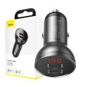 Baseus Digital Display Car Charger USB-A / 24W