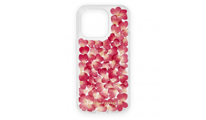 Mobiili tagakaas Ideal of Sweden iPhone 15 Pro Clear Case, Red Roses