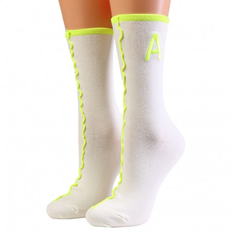 SOKISAHTEL LOORA valged A-tähe sokid 444