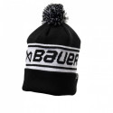 Bauer Team Ribbed Pom Winter Hat SR 1063358 (czarny)