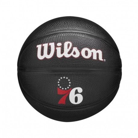 Wilson Team Tribute Philadelphia 76ers Mini Ball Basketball WZ4017611XB (3)