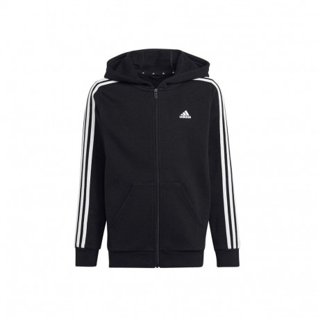 Adidas 3 Stripes FL Full-Zip Hoody Jr HR6331 sweatshirt (140 cm)
