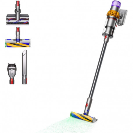 "Dyson V15 Detect Absolute Kabelloser Staubsauger (Gelb/Nickel)"