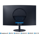 "80cm/32'' (1920x1080) Samsung S32C390EAU Curved 16:9 4ms 2xHDMI DisplayPort Speaker Full HD Black D