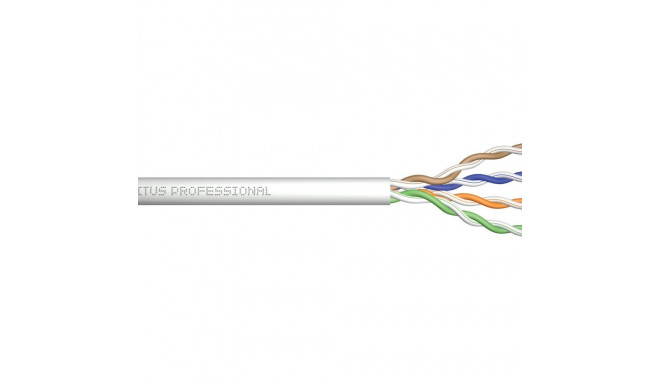 LAN Cable U/UTP Cat.5e 4x2xAWG24/1 CU PVC 305m Gray