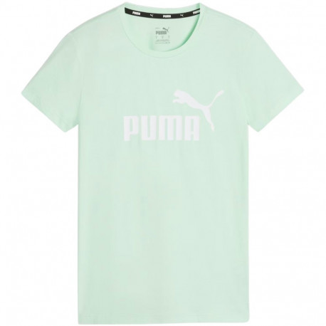Puma naiste t-särk ESS Logo Tee 586775 90 S, mündiroheline