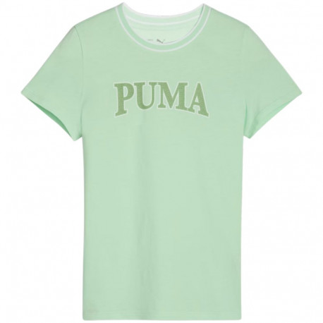 Koszulka dla dzieci Puma Squad Tee miętowa 679387 88 128cm