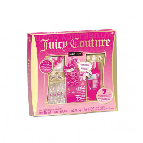 MAKE IT REAL Juicy Couture Klapptelefon käevõru ja huuleläige komplektiga