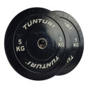 Raskusketas Tunturi Training Bumper Plate 5 kg Black