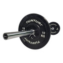 Raskusketas Tunturi Training Bumper Plate 10 kg Black