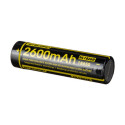 Nitecore rechargeable battery NL1826R 2600mAh 3.6V microUSB (18650)