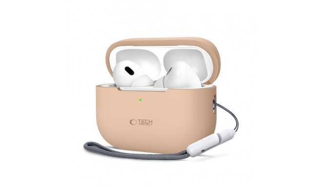 TECH-PROTECT SILICONE APPLE AIRPODS PRO 1 / 2 CAFFE LATTE