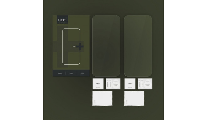 SZKŁO HARTOWANE HOFI GLASS PRO+ 2-PACK IPHONE 16 PRO / 17 / 17 PRO CLEAR