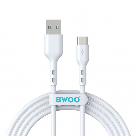 BWOO Cable USB - USB-C 1m 3A White BO-X172C