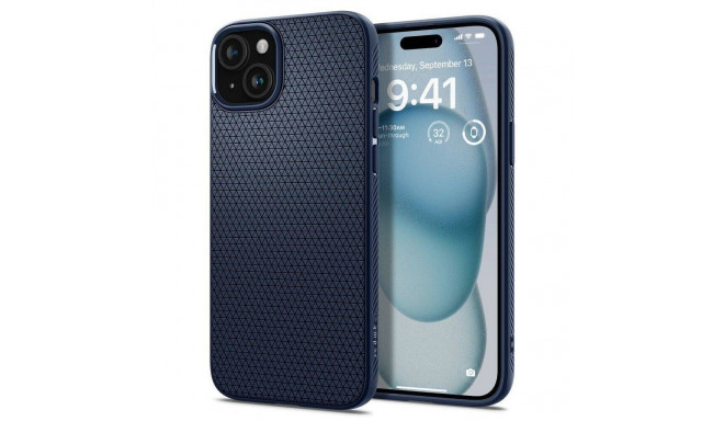 SPIGEN case LIQUID AIR for IPHONE 16 navy blue