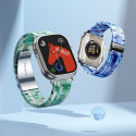 FORCELL F-DESIGN FA04 marble textured resin strap for APPLE Watch 38 / 40 / 41 mm green