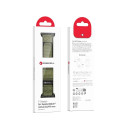 FORCELL F-DESIGN FA05 nylon strap for APPLE Watch 42 / 44 / 45 / 49 mm green