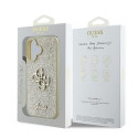 GUESS case for IPHONE 16 Plus GUHCP16MHG4SGD (Fixed Glitter Big 4G) gold