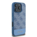 GUESS case for IPHONE 16 Pro Max GUHCP16XG4GLBL (4G PU Bottom Stripe) blue