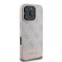 GUESS case for IPHONE 16 Pro Max GUHCP16XG4GLPI (4G PU Bottom Stripe) pink