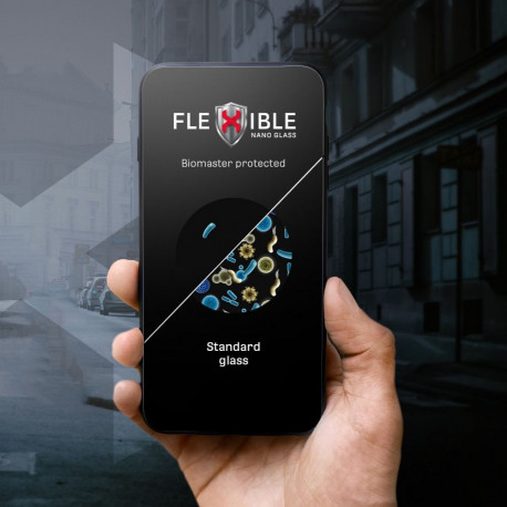 Hybrid glass to iPhone 16 Forcell Flexible Nano Glass