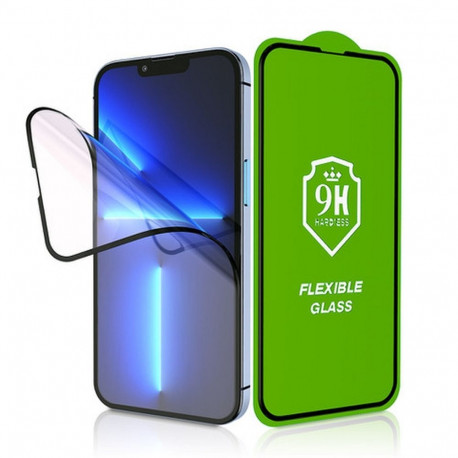 Bestsuit Flexible Hybrid Glass 5D for Apple iPhone 16 black