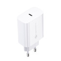 FORCELL F-ENERGY TFK-TC-25WPD travel charger Type C + cable Type C to Type C PD Q.C 3A 25W white