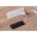 FORCELL F-ENERGY TFK-TC-25WPD travel charger Type C + cable Type C to Type C PD Q.C 3A 25W white
