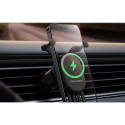 BASEUS car holder with wireless charging for air vent 15W SUWX030001 black