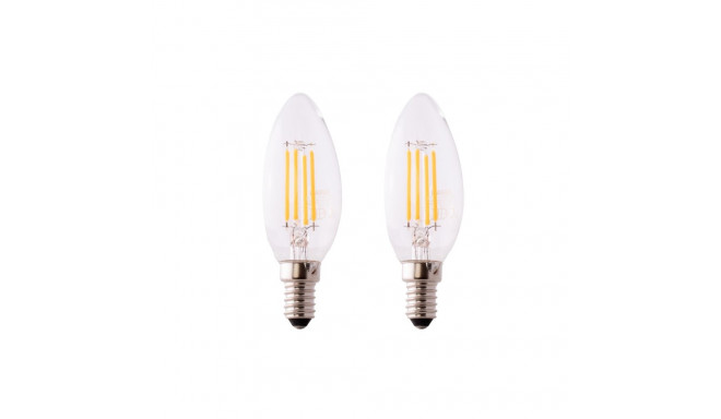 BULB LED B40 4W E14 827 470LM FIL 2PCS