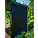 Gazebo MIRADOR 3x3xH2,5m with curtains, dark grey