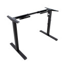 Desk ERGO OPTIMAL with 1 motor 120x60cm, oak/black