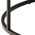 Diivanilaud SPIRO D80xH40cm, must