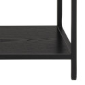 Plaukts SEAFORD 135x35xH150cm, melns
