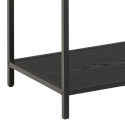 Plaukts SEAFORD 135x35xH150cm, melns