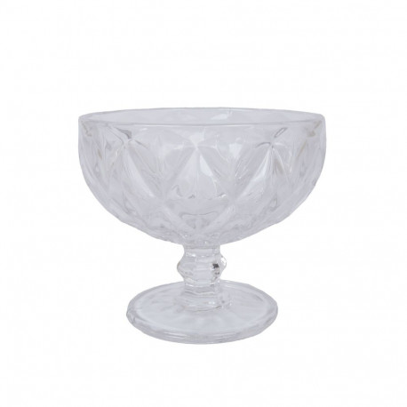 Dessert goblet CORAL, clear