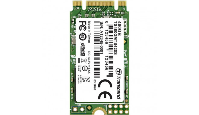 Transcend SSD MTS420S      480GB M.2 SATA III