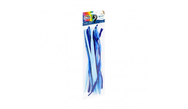 Chenille stems Fiorello 30 cm long, 20 pcs. blue