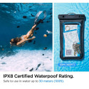 Spigen Spigen Aqua Shield A601 case waterproof IPX8 - black 2 pcs.