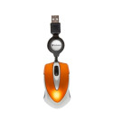 Verbatim Go Mini Optical Mouse USB-A 1000 dpi orange/orange 49023