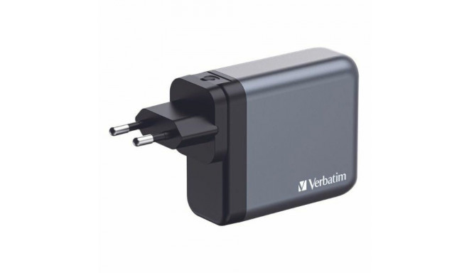 Verbatim GaN 200W seinalaadija 3xUSB-C/USB-A + EL/UK/US GNC-200 adapter 32204