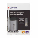 Verbatim Adapter USB-C - Eternet aluminum/aluminum 49146