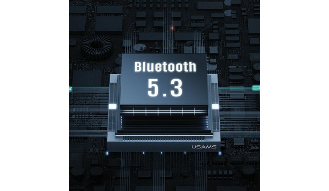 Usams Bluetooth 5.3 kõrvaklapid TWSRhymbo Series juhtmevabad must/must BHUYO01 (US-YO17)